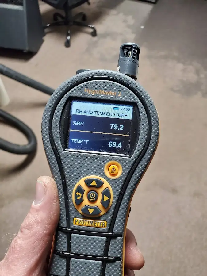 Moisture meter humidity assessment for Fire & Smoke Damage Restoration in Stowe